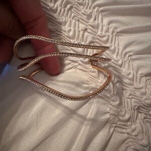 Michael Kors Gold and crystals Twisted Bracelet